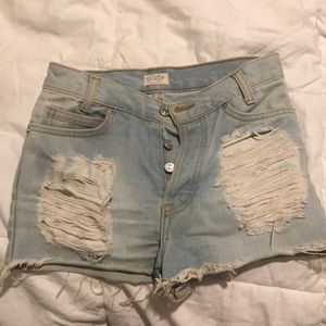 Brandy ripped shorts